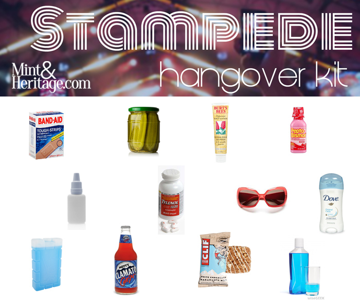 Make your own Stampede hangover kit
